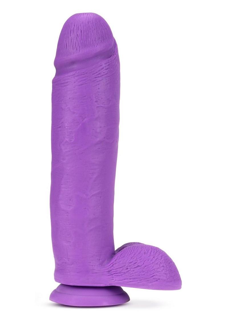 Neo Fragrance-Free Dual Density Dildo With Balls