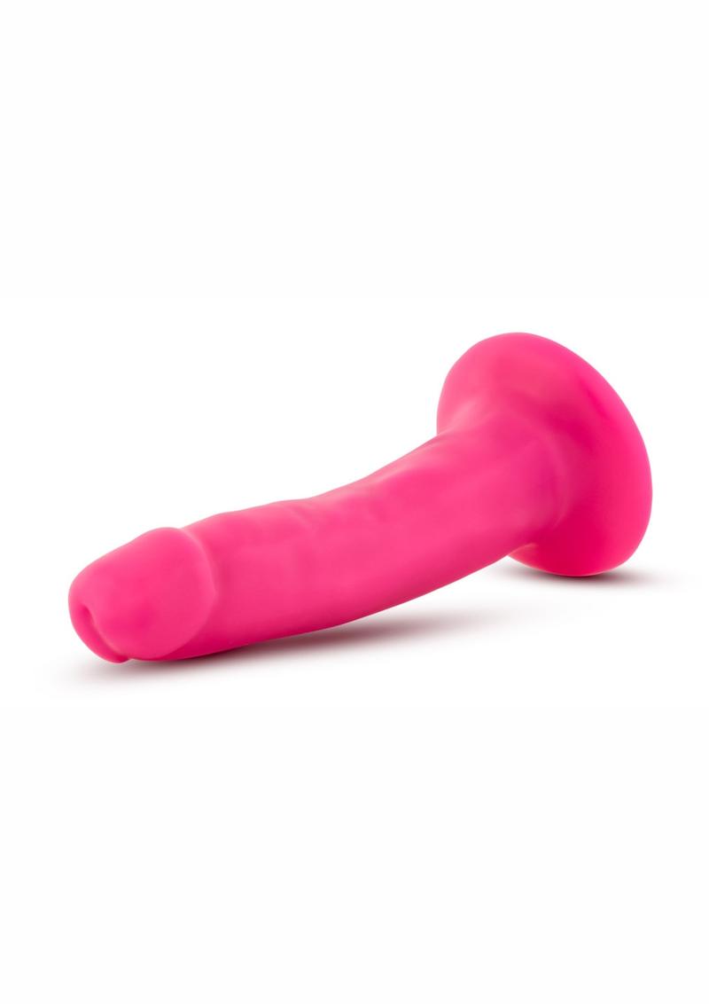 Neo Fragrance-Free Dual Density Dildo With Balls