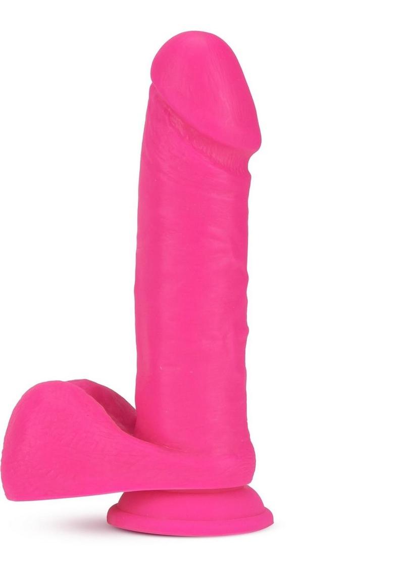 Neo Fragrance-Free Dual Density Dildo With Balls