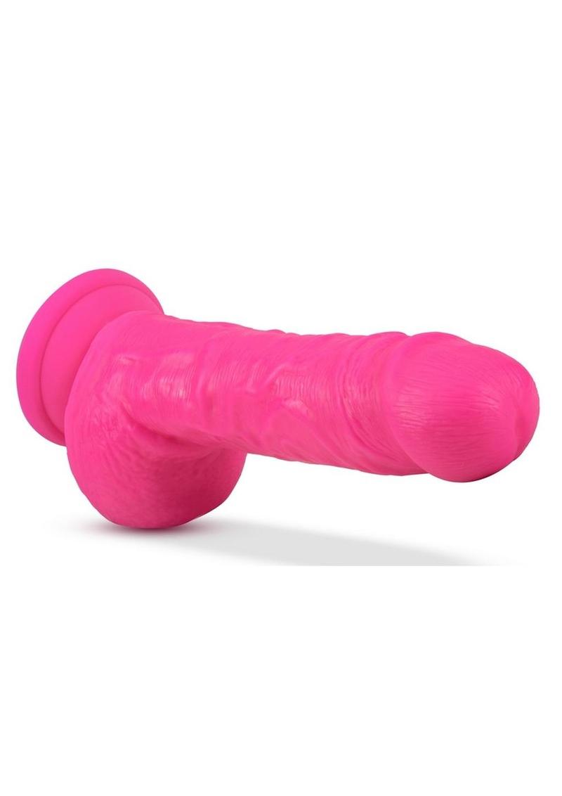 Neo Fragrance-Free Dual Density Dildo With Balls
