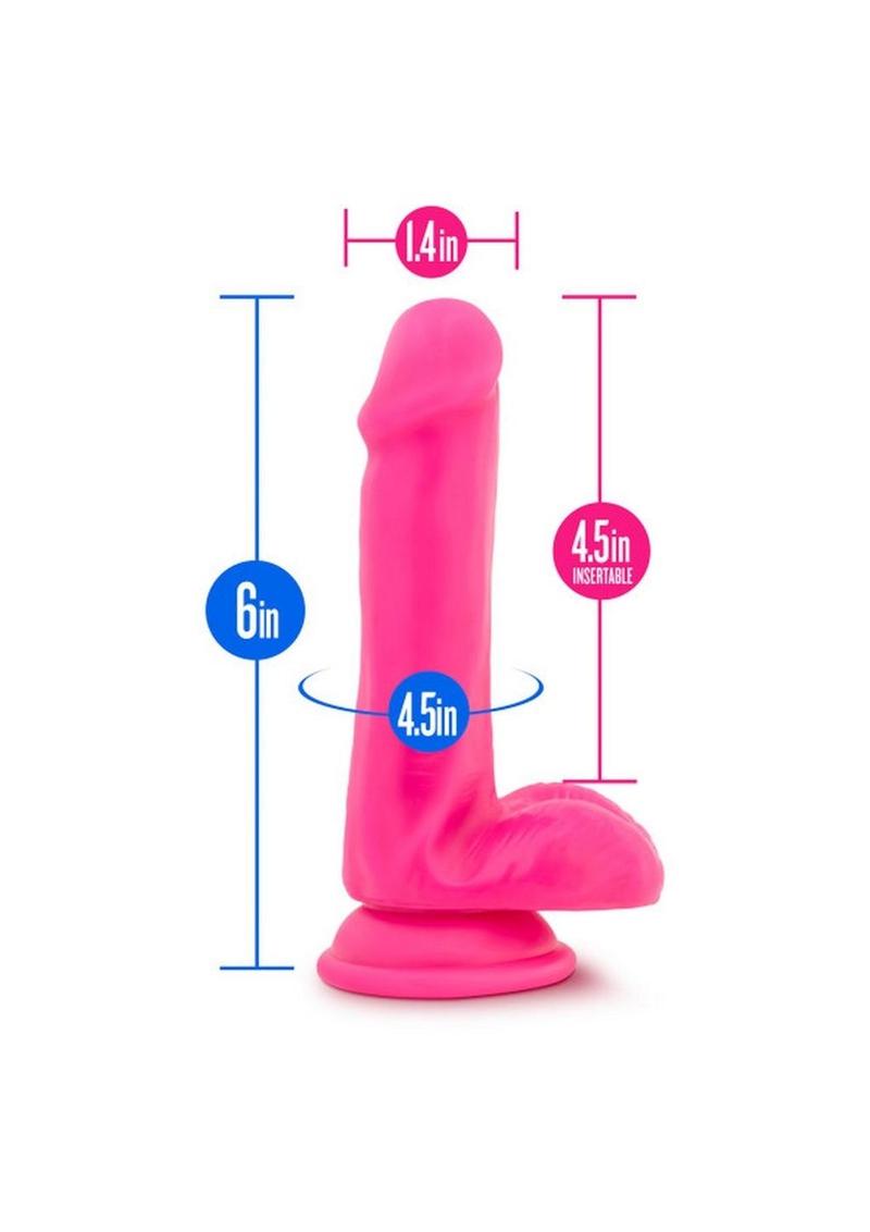 Neo Dual Density Dildo With Balls