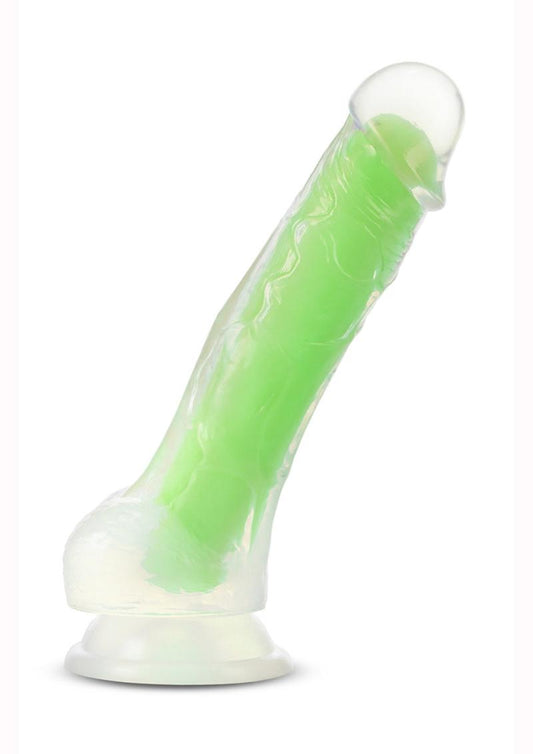 Neo Elite Glow in the Dark Silicone Dildo With Suction Cup