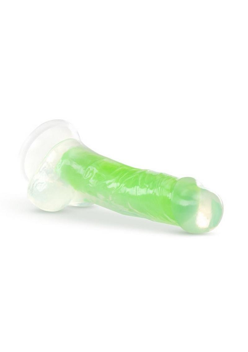 Neo Elite Glow in the Dark Silicone Dildo With Suction Cup