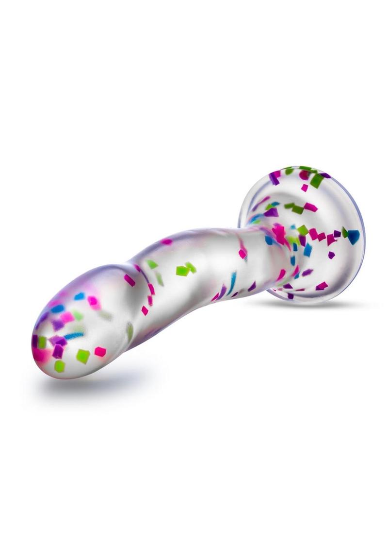 Neo Elite Hanky Panky Glow in the Dark Silicone Confetti Design Dildo