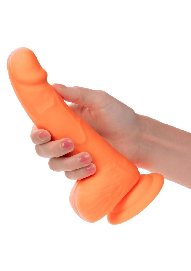 Neon Silicone Studs Dildo Fits Most Harnesses