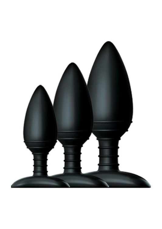 Nexus Butt Plug Trio 3 Piece Silicone Butt Plug