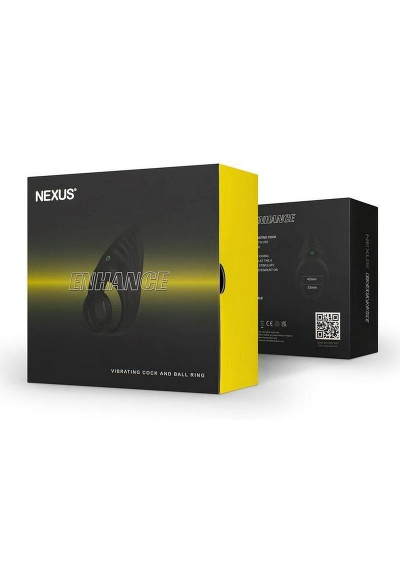 Nexus Enhance Silicone Vibrating Cock and Ball Ring