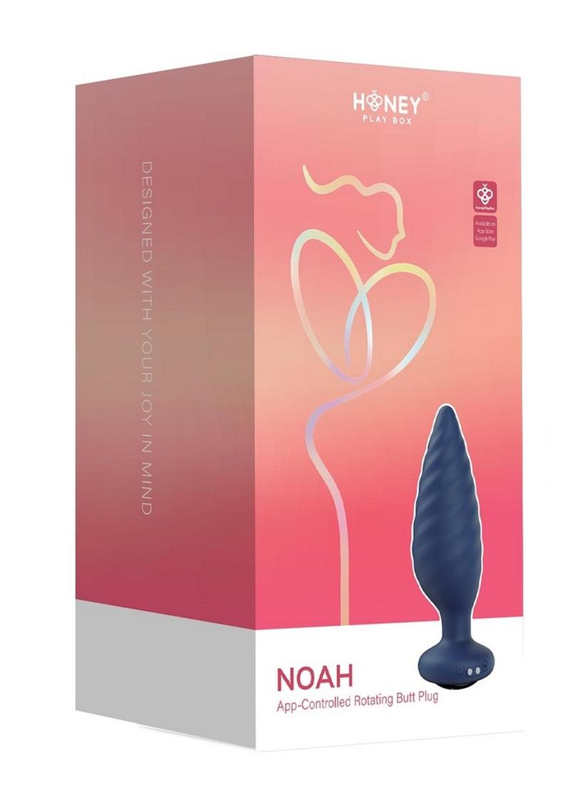 Noah App-Controlled Rechargeable Rotating Butt Plug