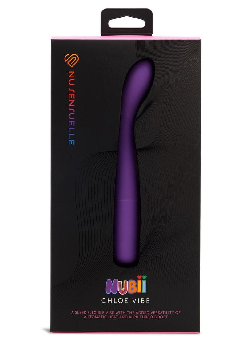 Nu Sensuelle Nubii Chloe Heated Flexible G-Spot Vibrator with Turbo Boost