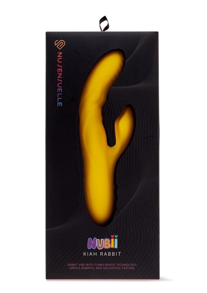 Nu Sensuelle Nubii Kiah Rabbit Rechargeable Silicone Rabbit Vibrator