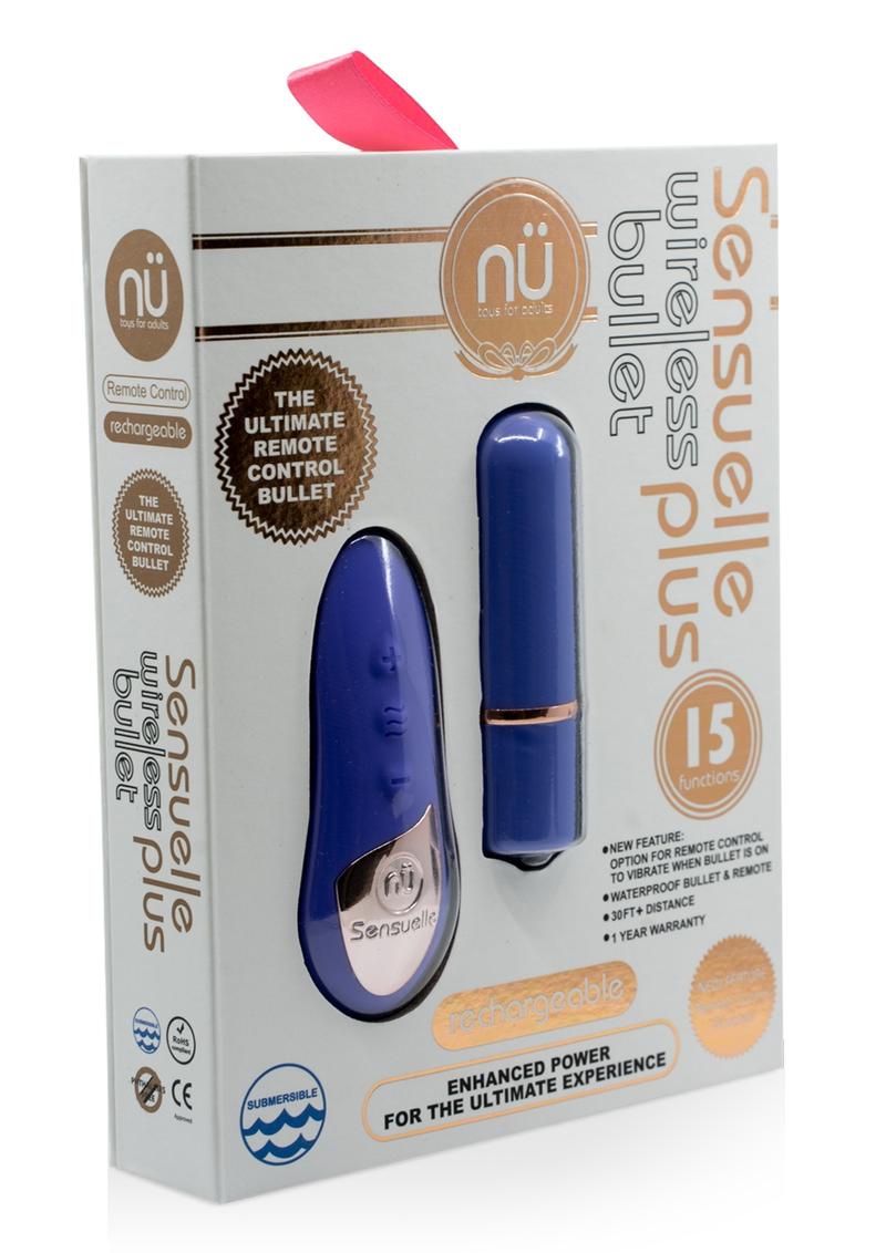 Nu Sensuelle Wireless Bullet Plus with Remote Control Vibrators