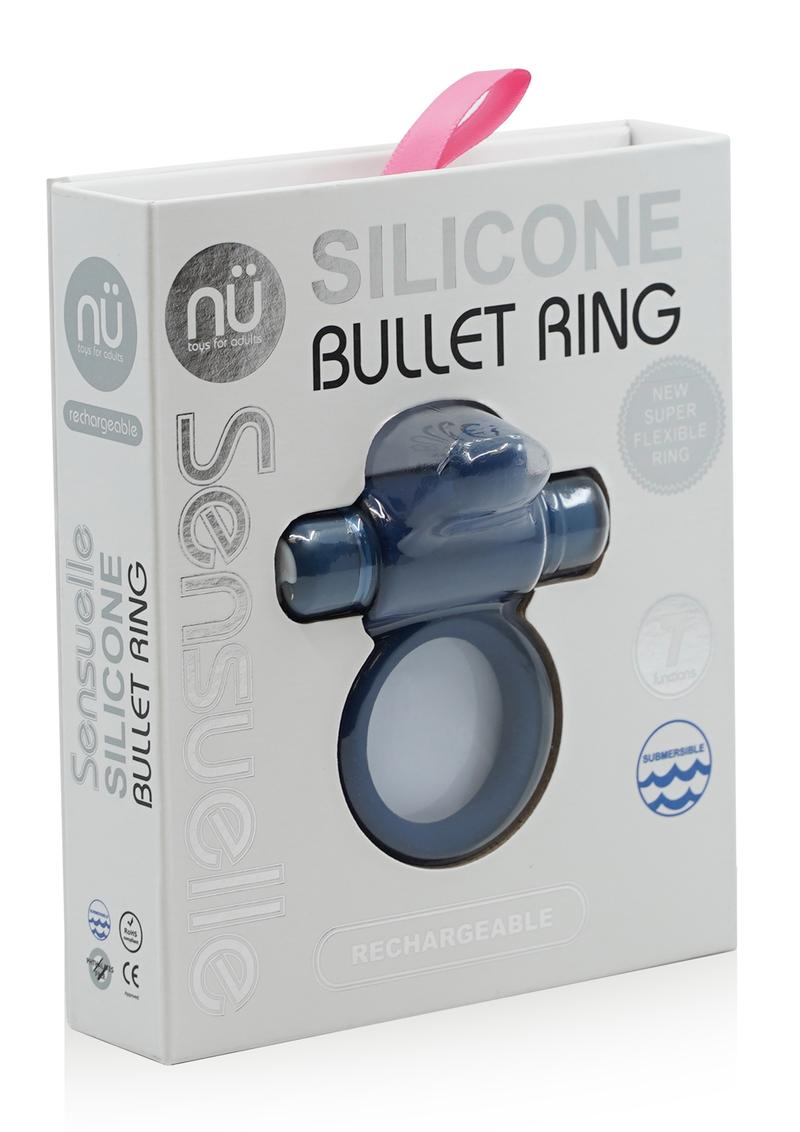 Nu Sensuelle Silicone Bullet Vibrating Ring