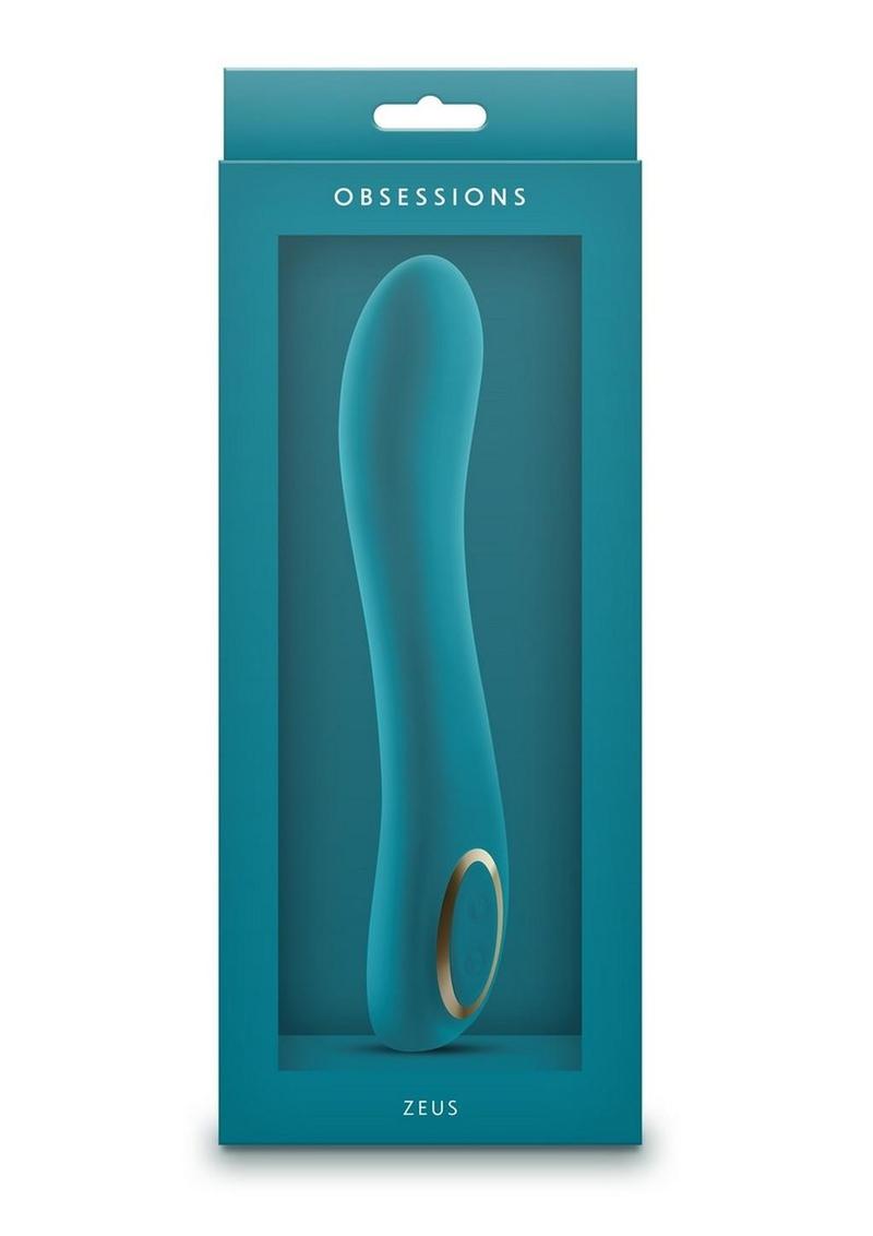 Obsessions Zeus  Silicone Vibrator Teal