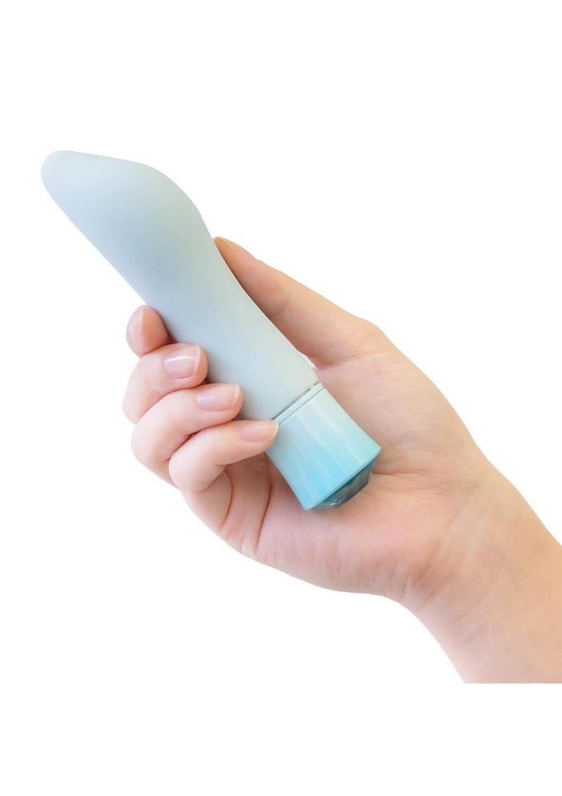 Oh My Gem Ardor Rechargeable Silicone Vibrator – Aquamarine