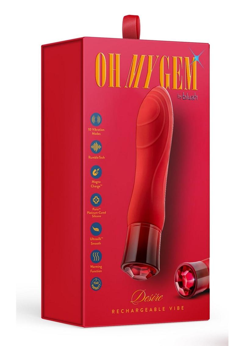 Oh My Gem Desire Rechargeable Silicone G-Spot Vibrator