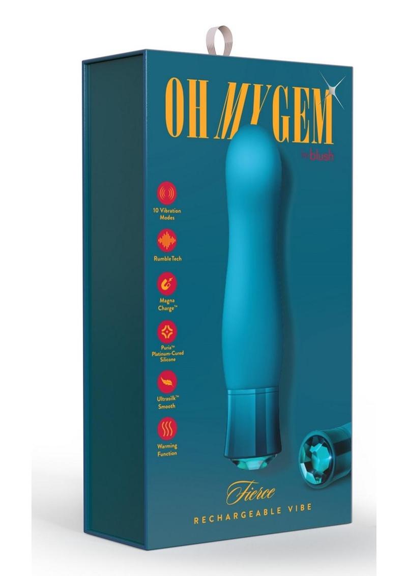 Oh My Gem Fierce Rechargeable Silicone Vibrator