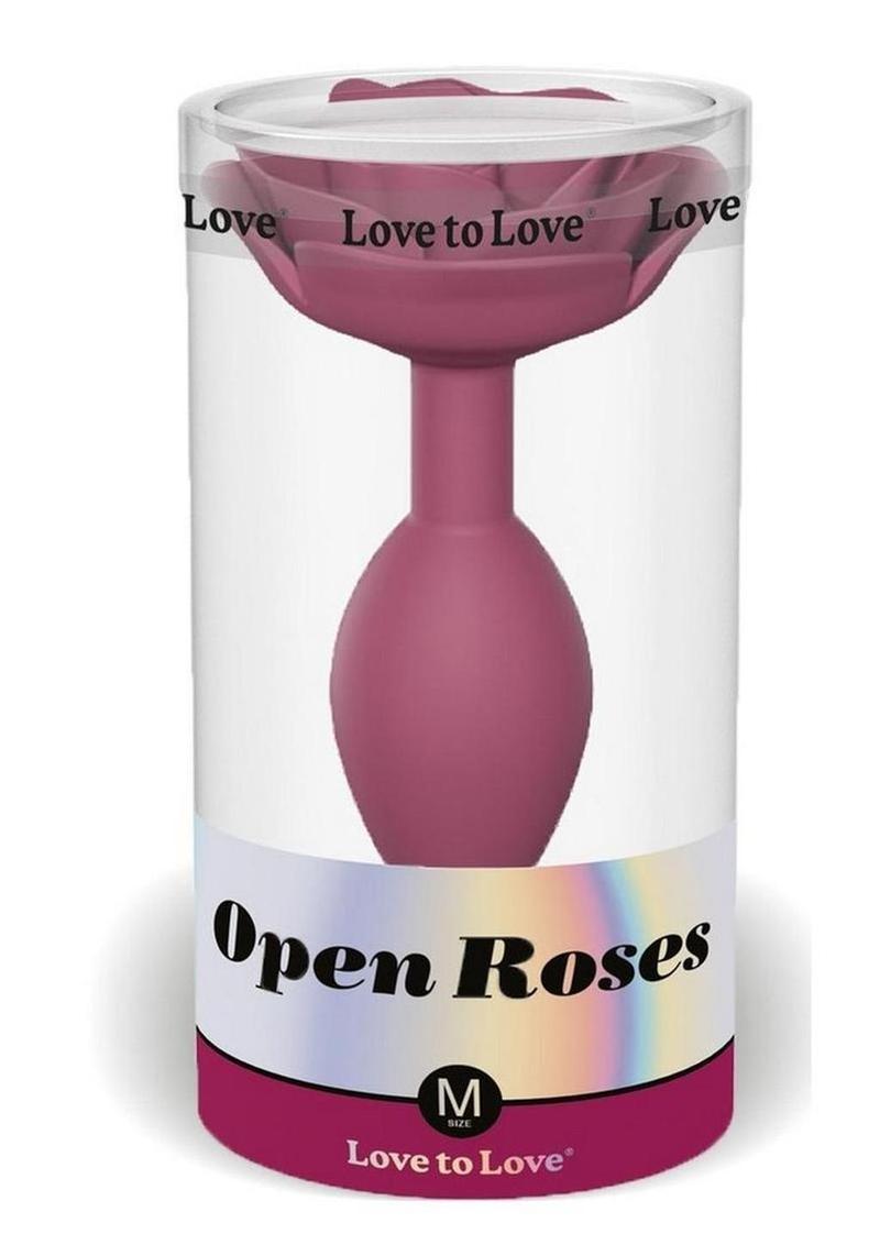 Love to Love Open Roses Silicone Anal Plug