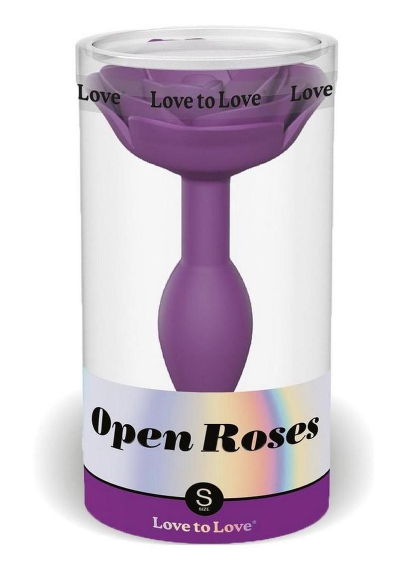 Love to Love Open Roses Silicone Anal Plug