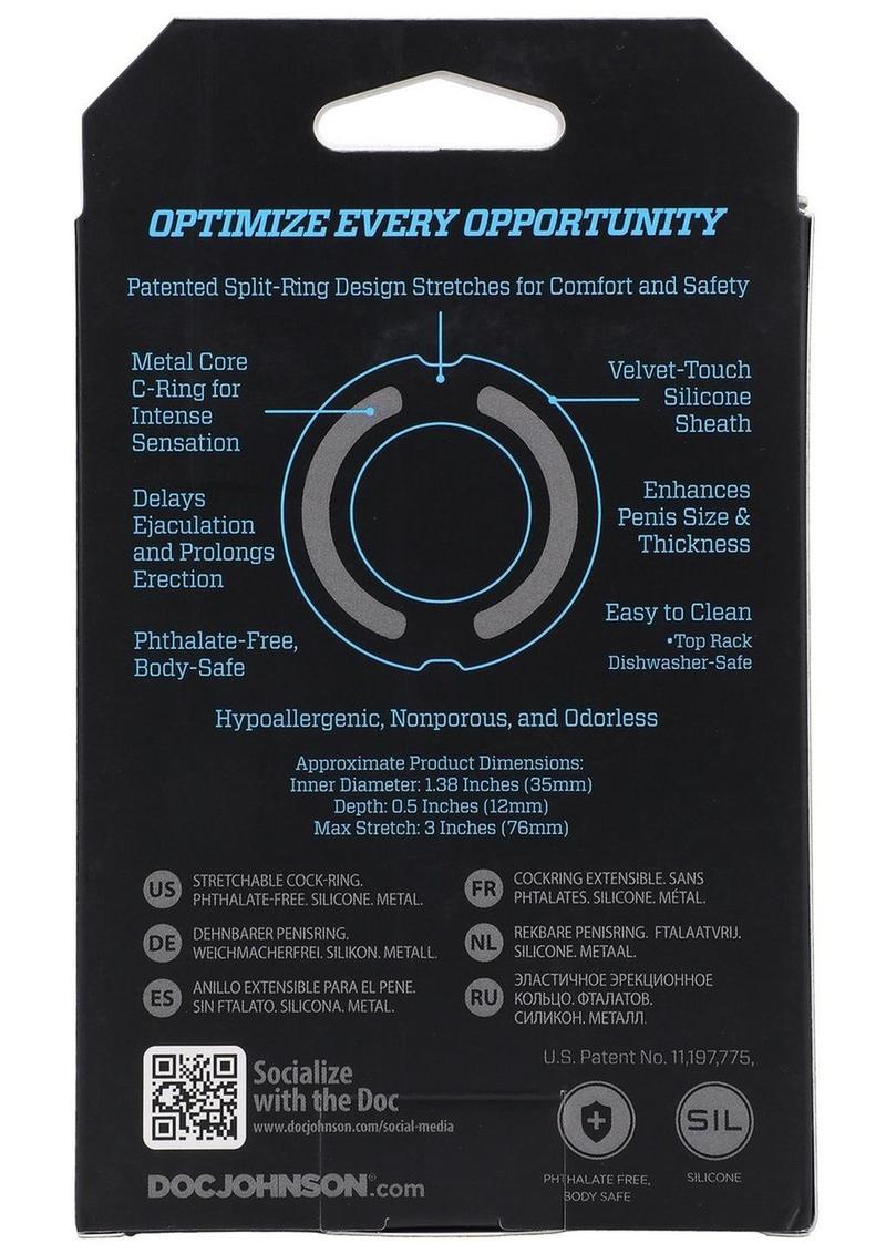 OptiMALE FlexiSteel 43mm Cock Ring