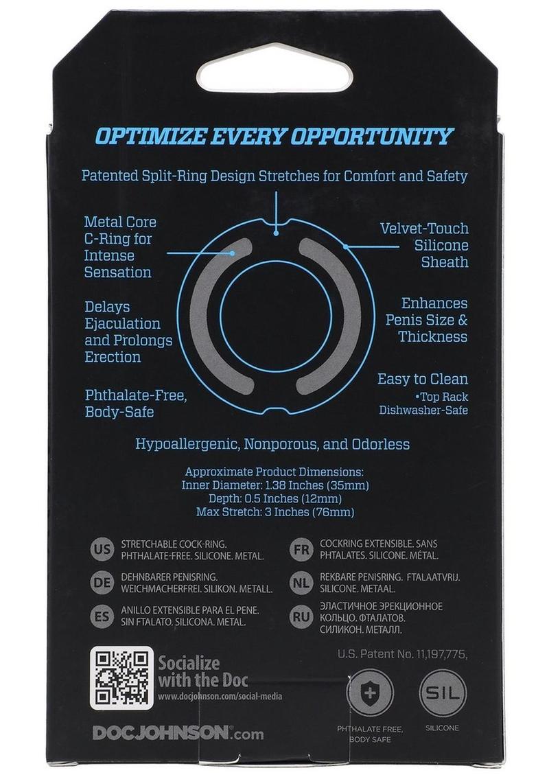 OptiMALE FlexiSteel 43mm Cock Ring