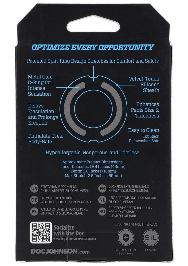 OptiMALE FlexiSteel 43mm Cock Ring