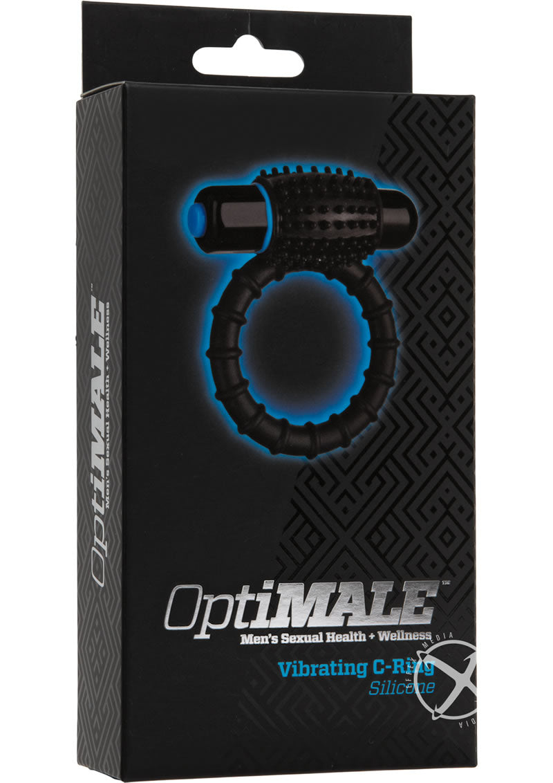 OptiMALE Vibrating C Ring with Bullet Silicone