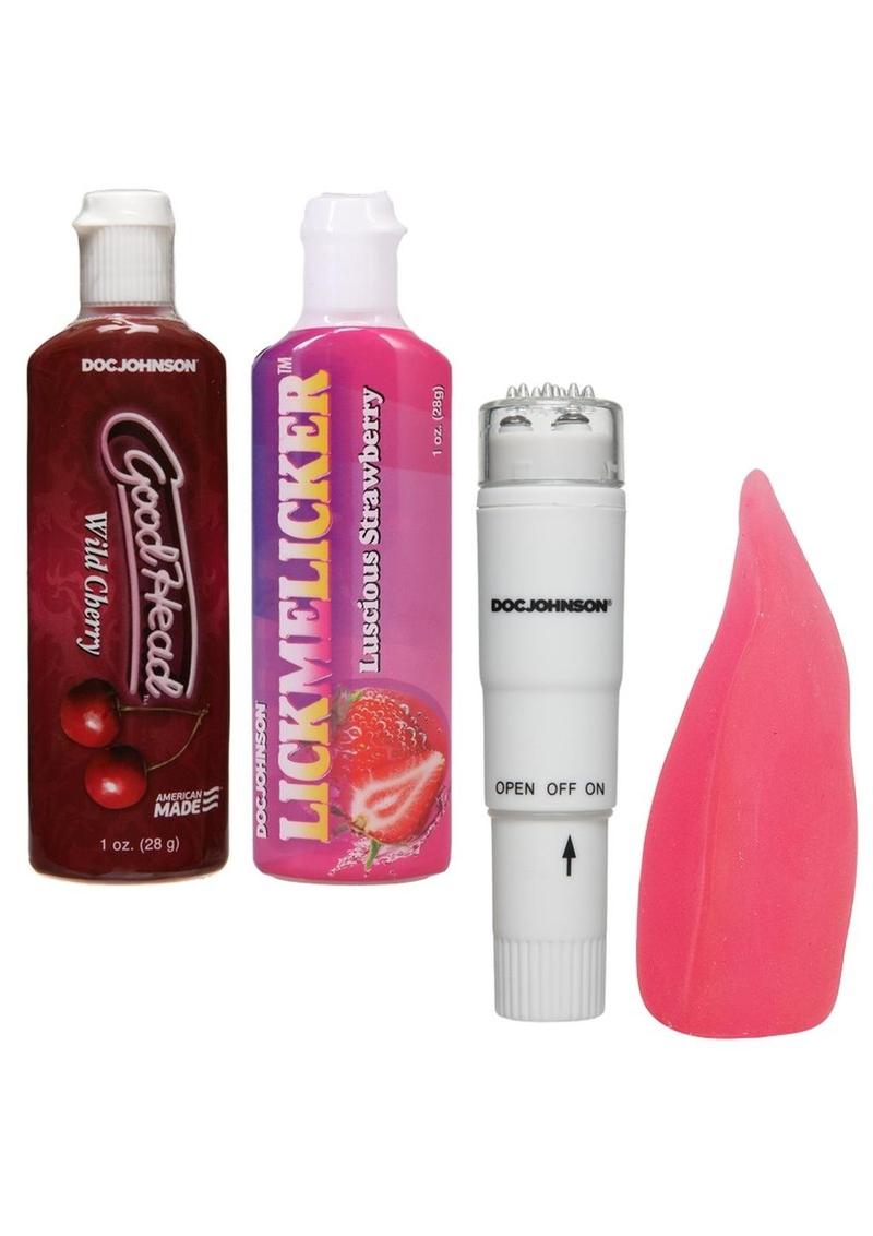 Doc Johnson Oral Delight Couples Kit Lick and Smooch