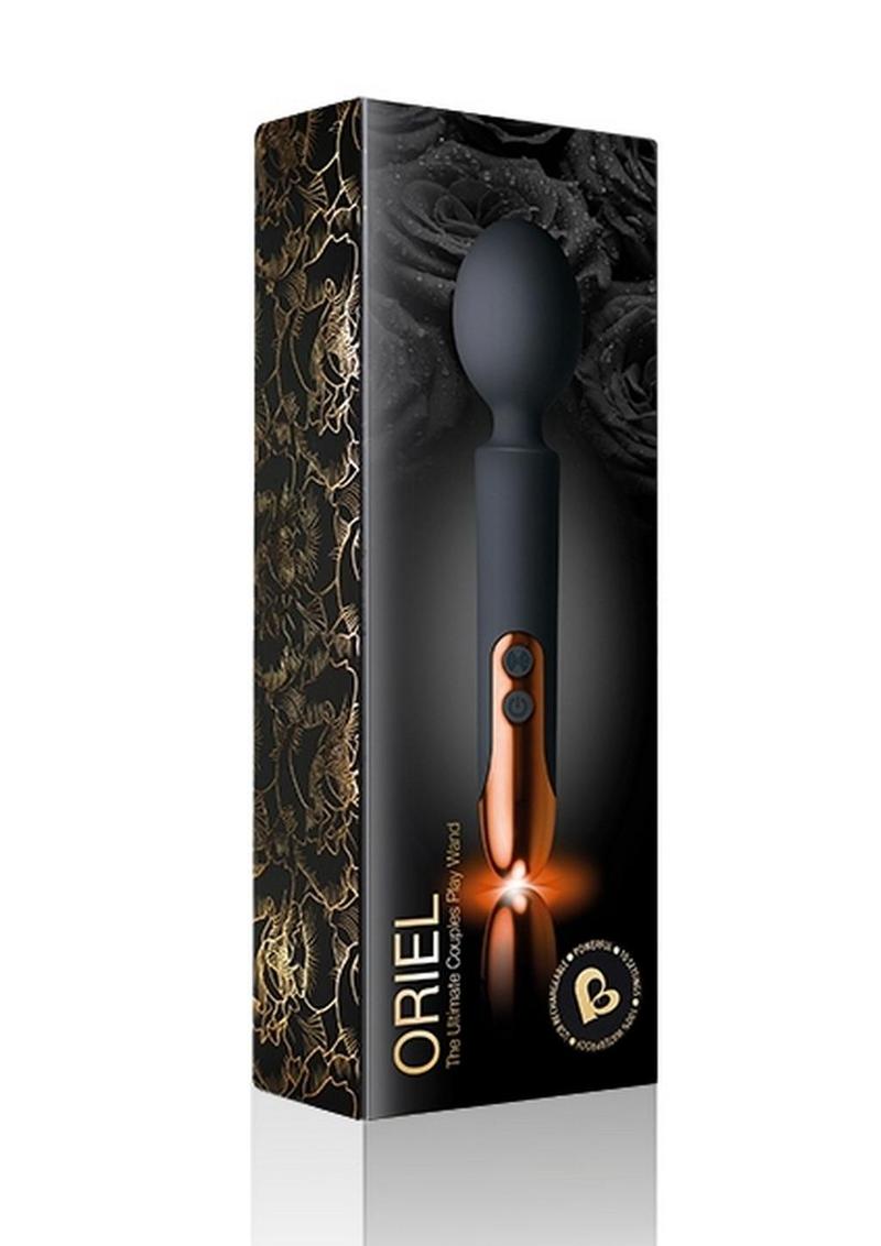 Oriel Rechargeable Silicone Wand Massager Powerful Couples Play Wand