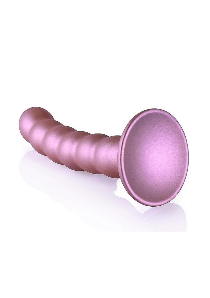 Ouch! Beaded Silicone G-Spot Dildo Curved For Precision Pleasure