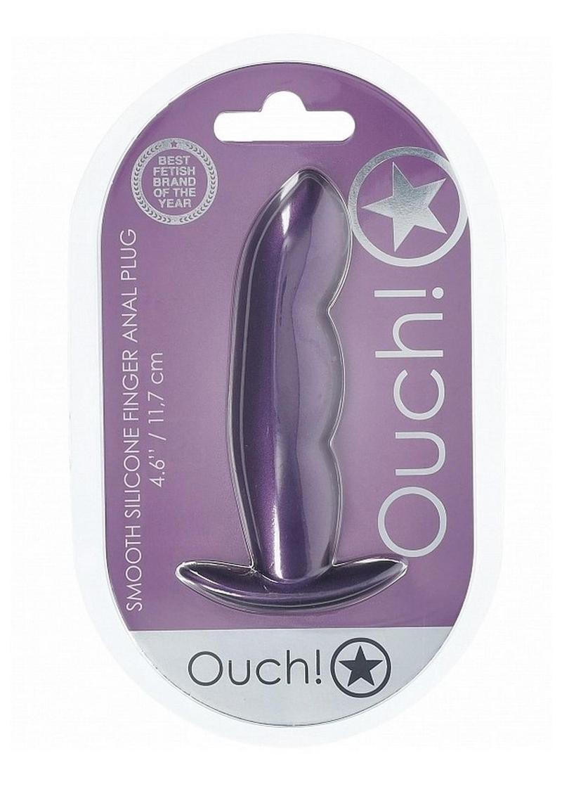 Ouch! Smooth Silicone Finger Anal Plug