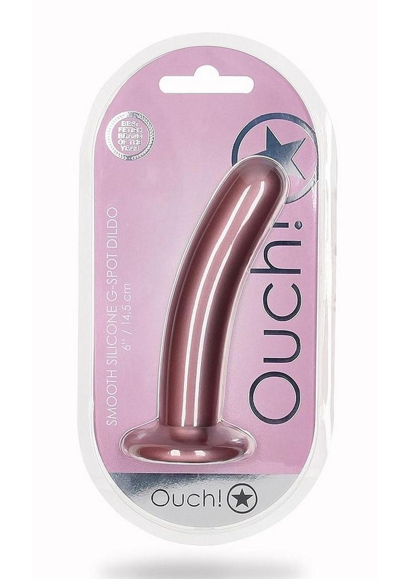 Ouch! Smooth Silicone G-Spot Dildo