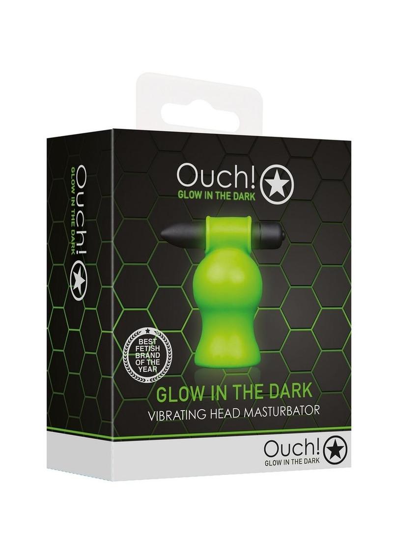 Ouch! Glow In The Dark Vibrating Head Masturbator