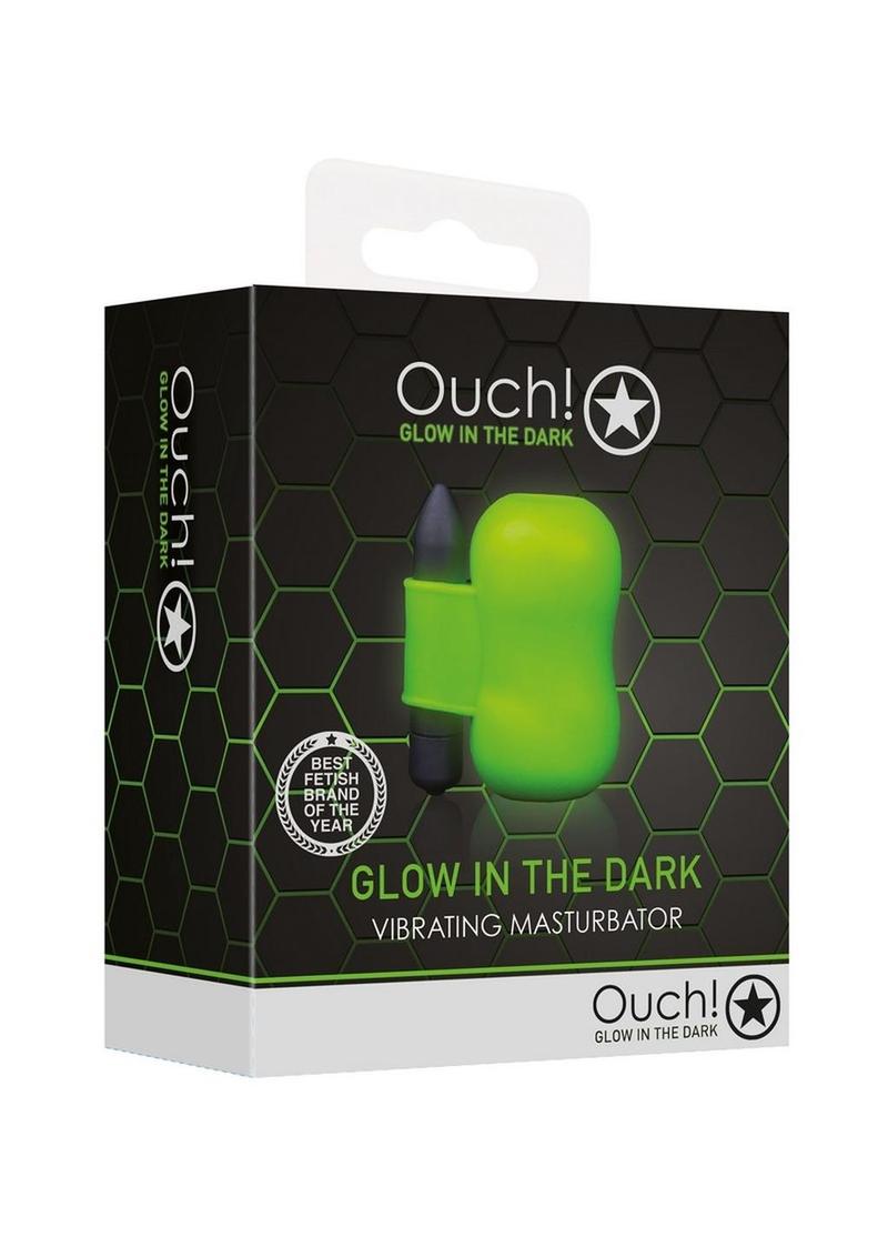 Ouch! Glow in the Dark Vibrating Masturbator Intense Pleasure