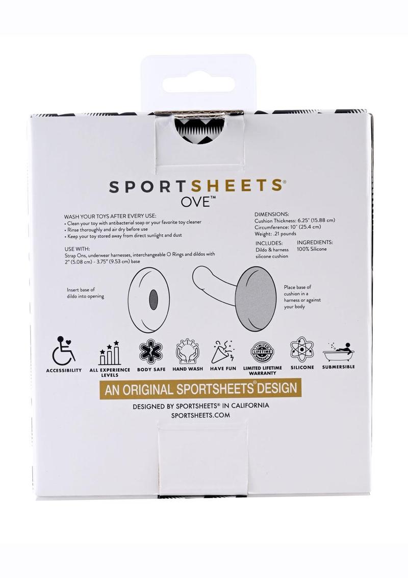Sportsheets Ove Silicone Cushion Dildo And Harness Comfort Accessory