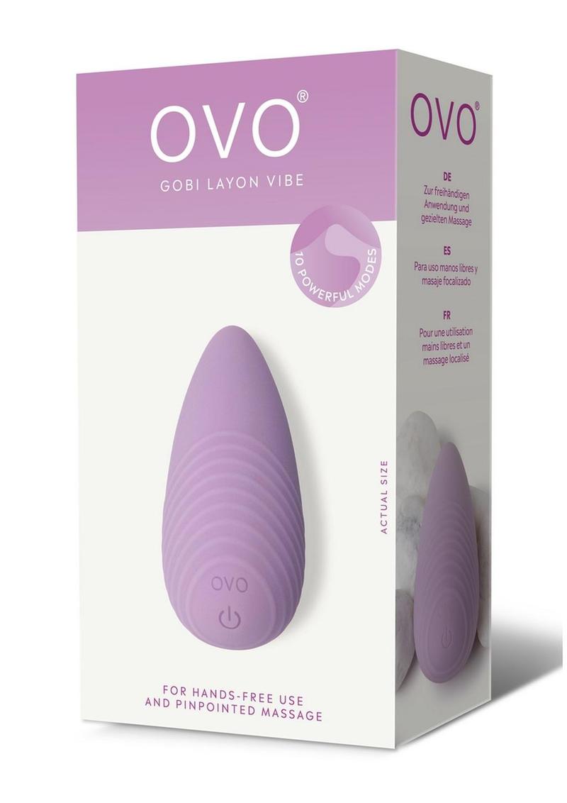 OVO Gobi Layon Vibe Rechargeable Silicone Vibrator