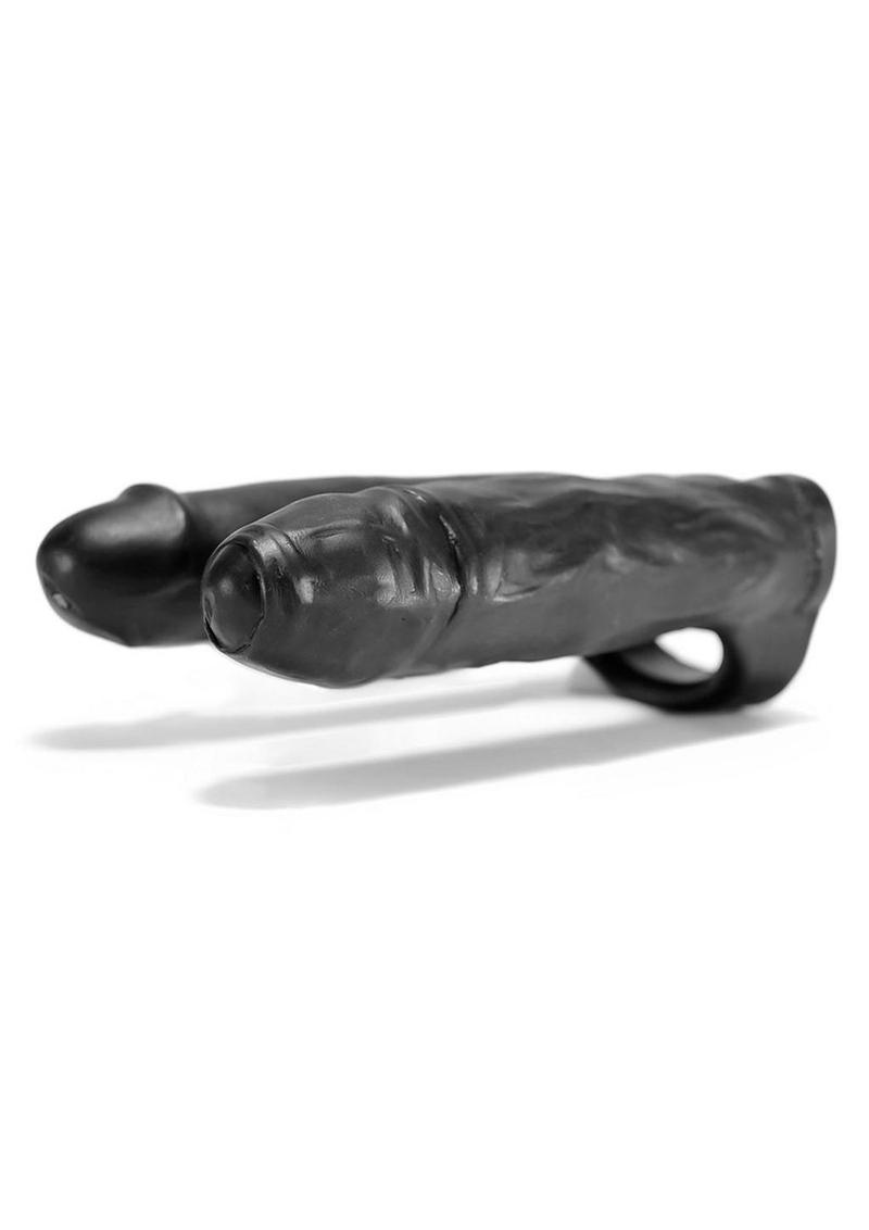 Oxballs 3-Way Penetrator Double Dildo And Cock Ring