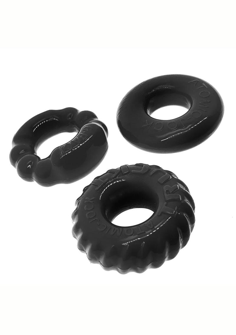 Oxballs BonerMaker 3-Pack Cock Ring Kit For Increased Stamina