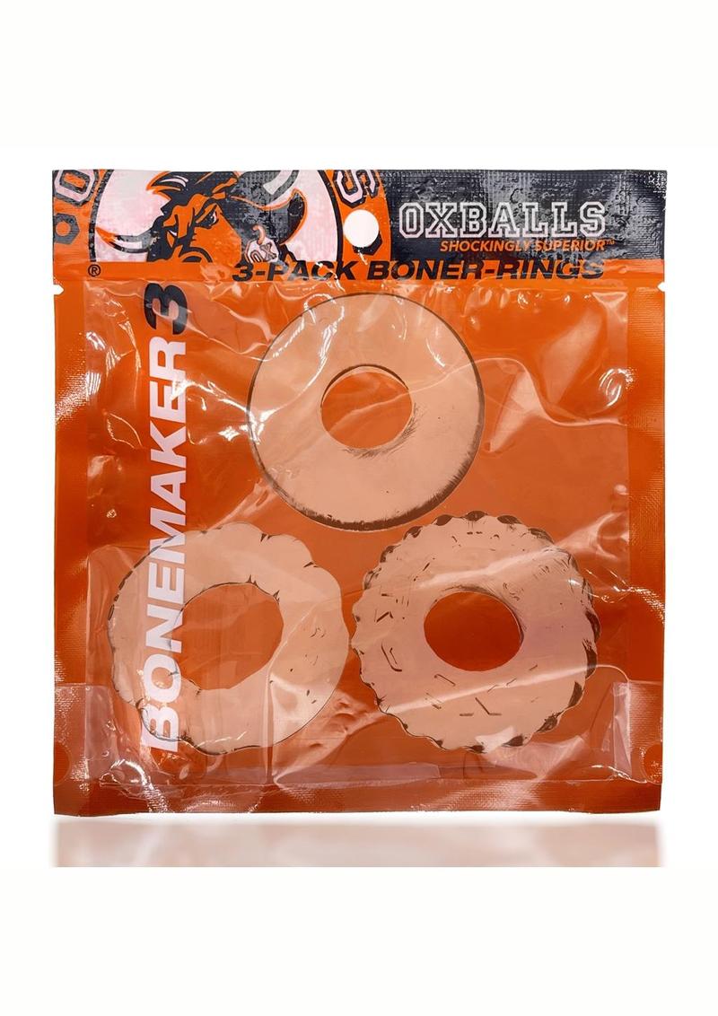 Oxballs BonerMaker 3-Pack Cock Ring Kit For Increased Stamina