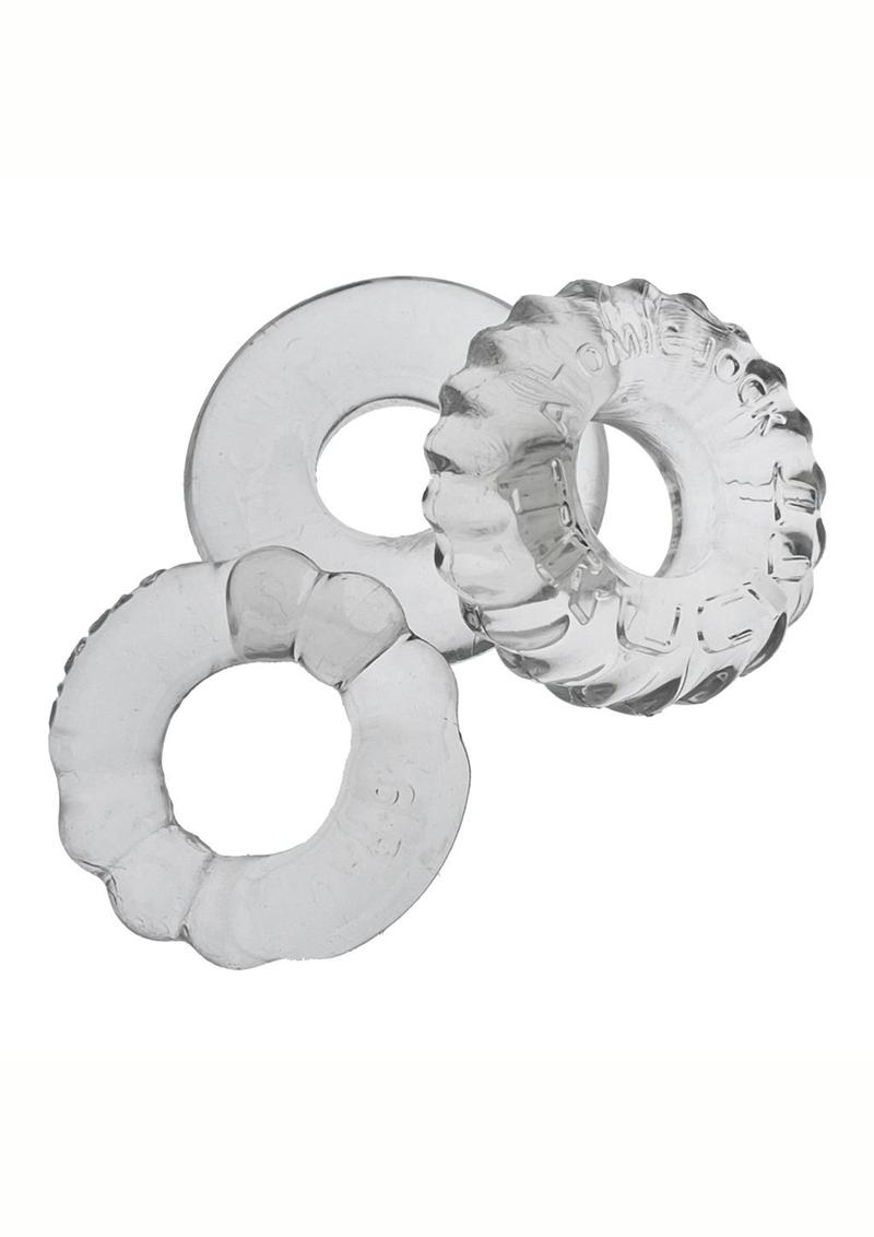 Oxballs BonerMaker 3-Pack Cock Ring Kit For Increased Stamina