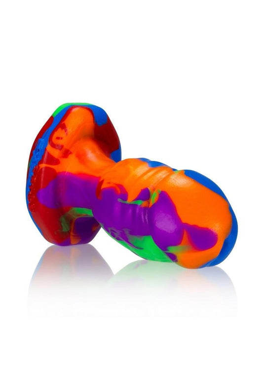 Oxballs Honcho 1 Silicone Anal Plug Rainbow