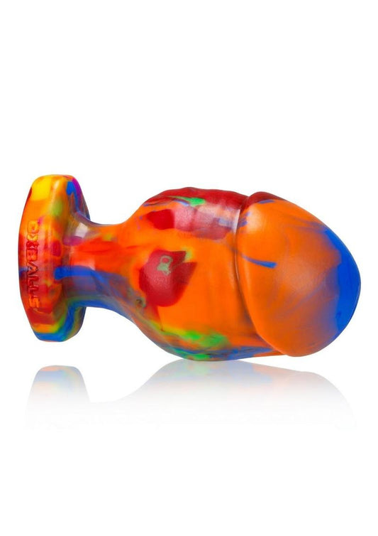 Oxballs Honcho 3 Silicone Anal Plug Rainbow Color
