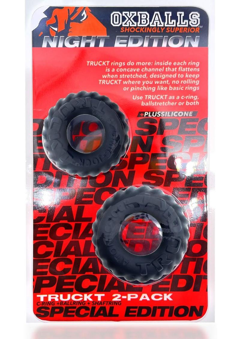 Oxballs TruckT Plus 2-Pack Silicone Cock Ring