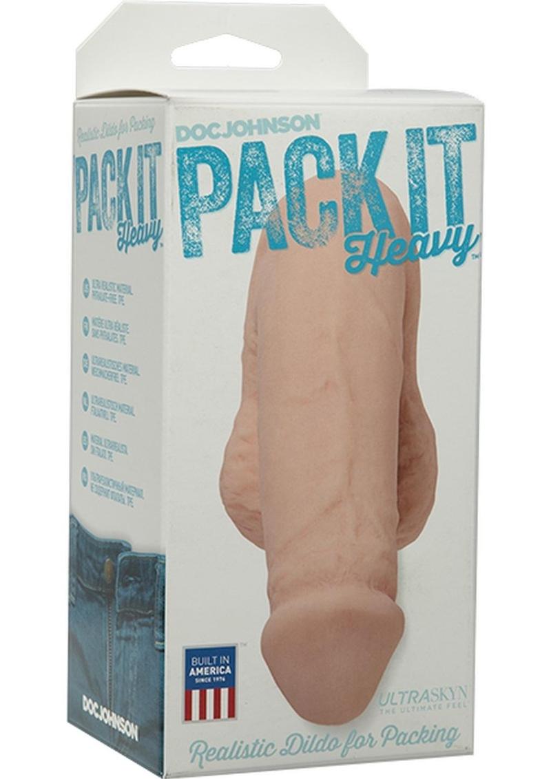 Doc Johnson Pack It Heavy Realistic Dildo Ultrastrong Design