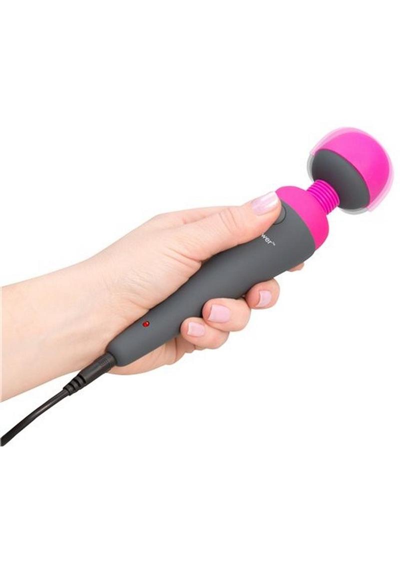Palmpower Body Silicone Wand Massager With Ergonomic Design