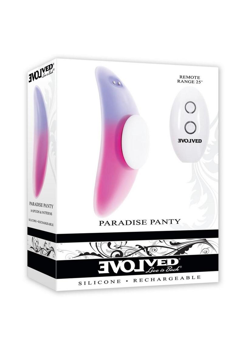 Paradise Panty Rechargeable Silicone Vibe Remote Controlled