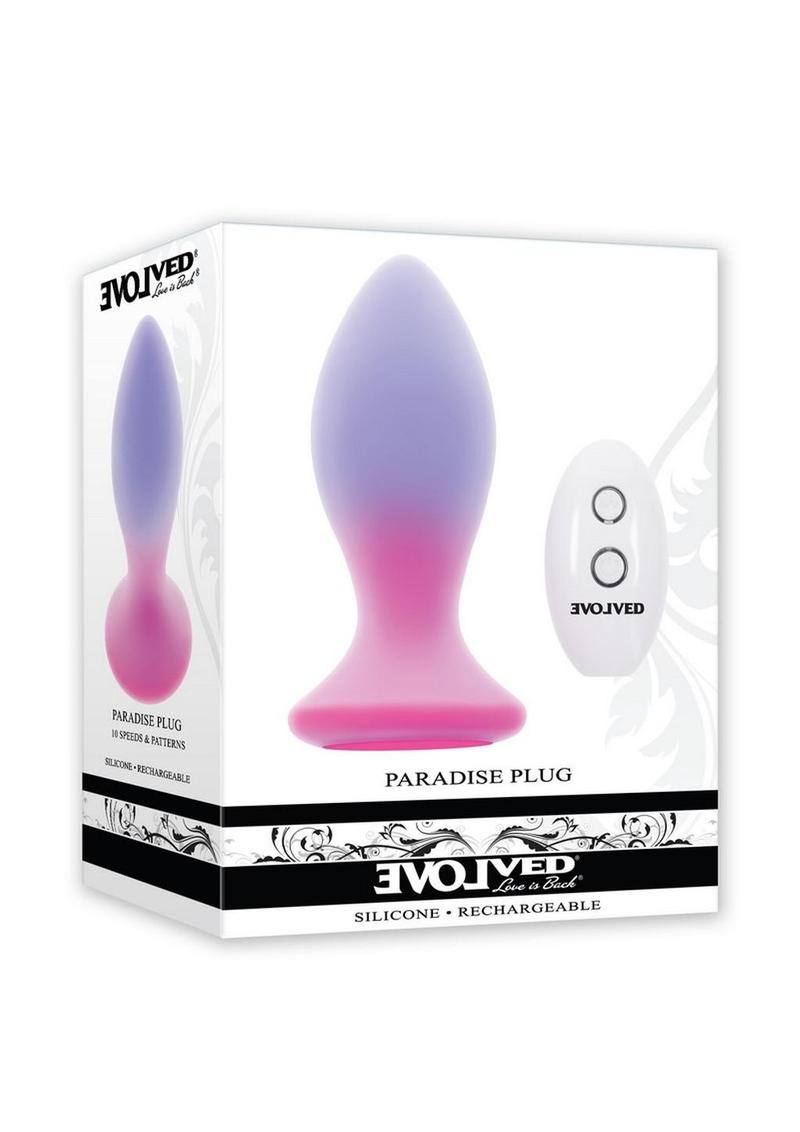 Evolved Paradise Plug Rechargeable Silicone Butt Plug