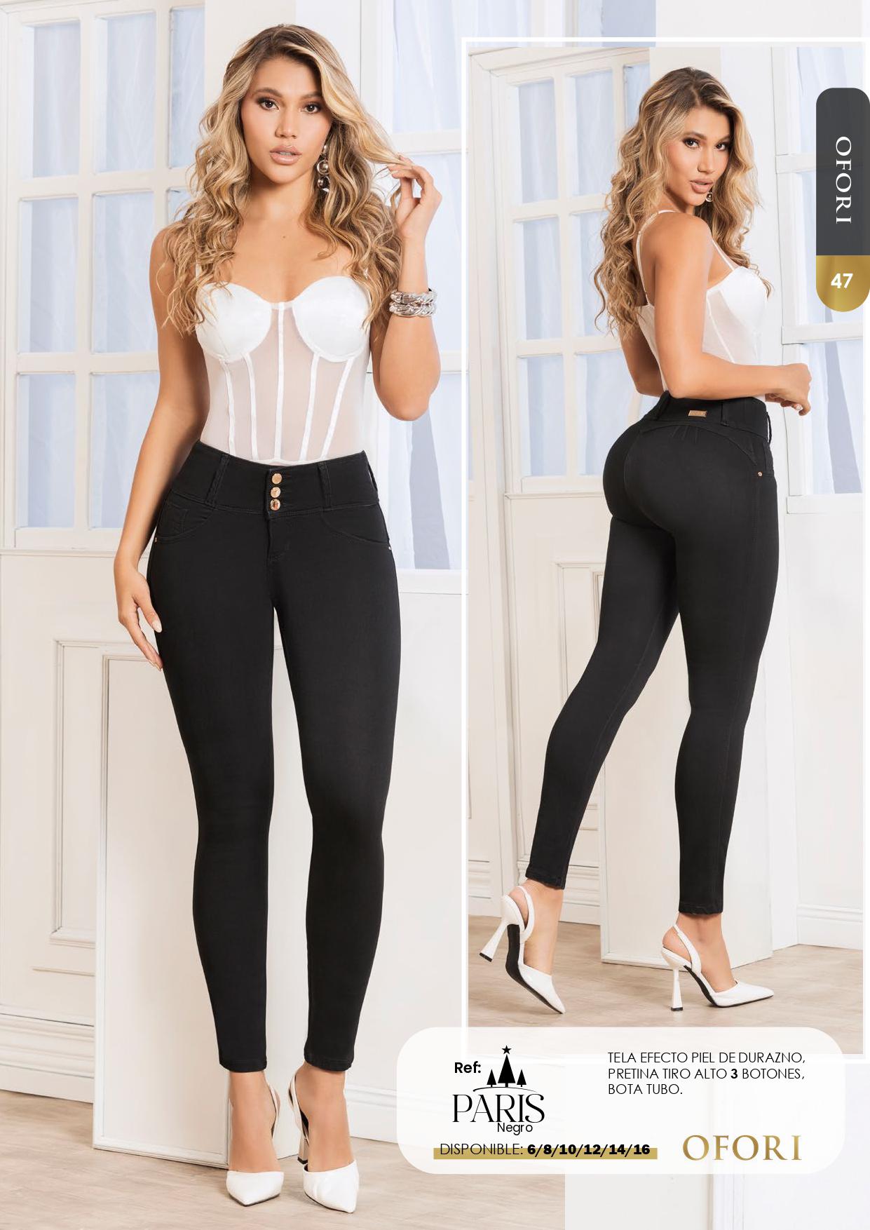 Paris Negro 100% Authentic Colombian Push Up Jeans