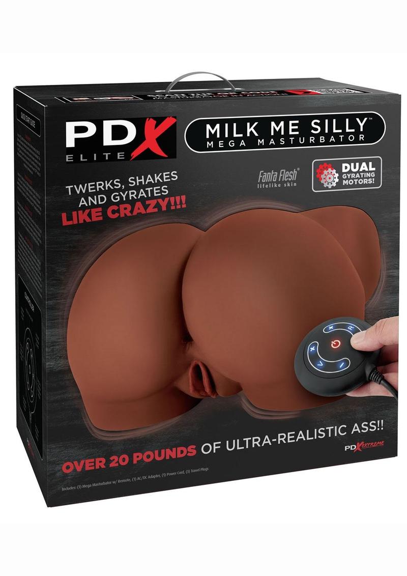 PDX Elite Milk Me Silly Plug-In Pussy And Ass Mega Masturbator