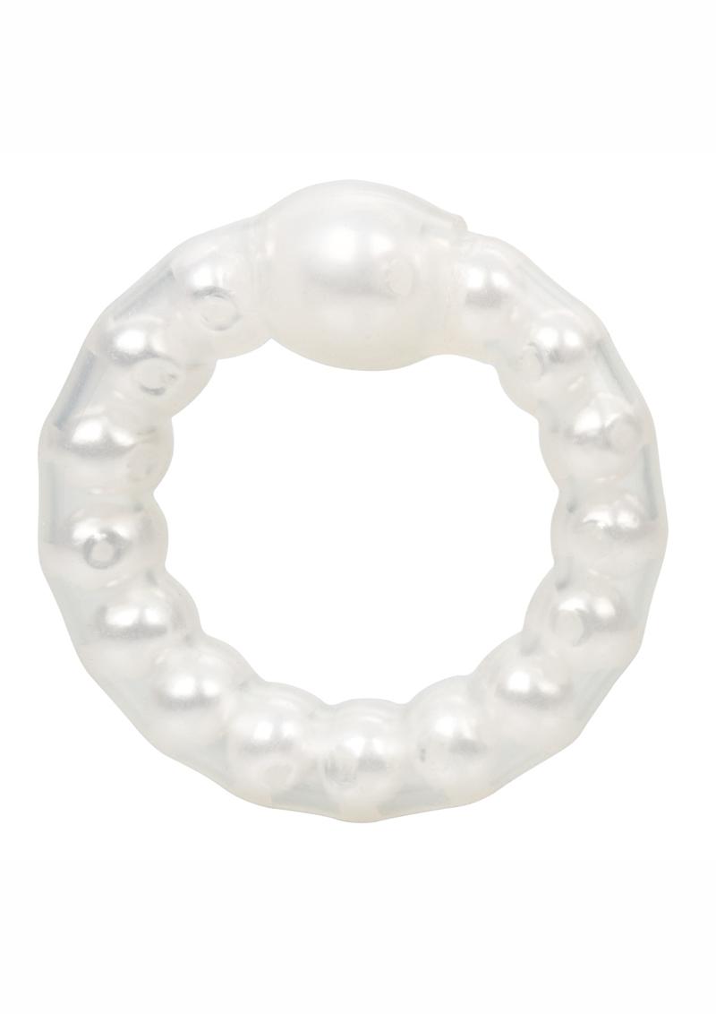 CalExotics Pearl Beaded Prolong Ring Stimulating