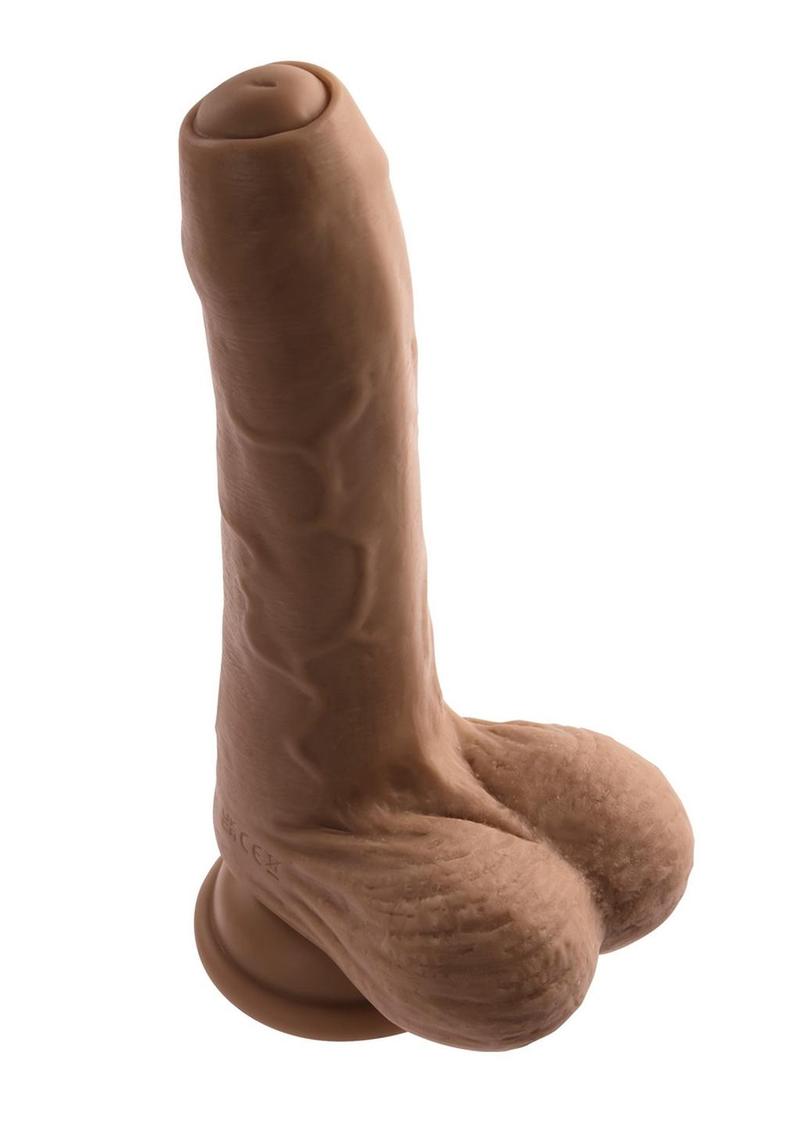 Evolved Peek A Boo Vibrating Realistic Silicone Rechargeable Dildo